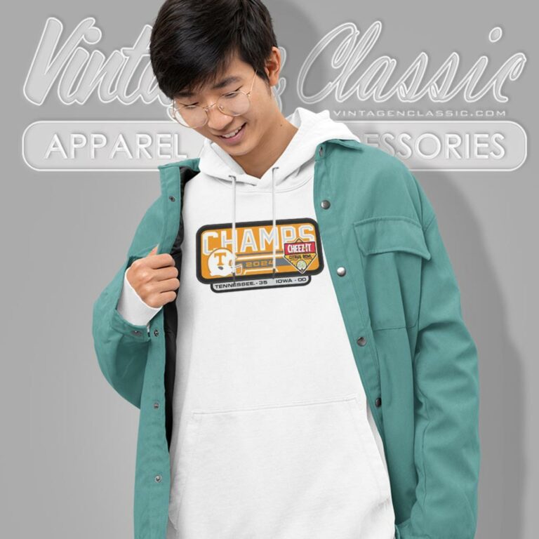 Tennessee Volunteers 2024 Cheez It Citrus Bowl Champions Banner Hoodie Tennessee Volunteers 2024 Cheez It Citrus Bowl Champions Banner Hoodie