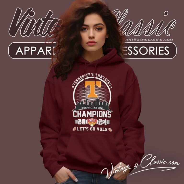 Tennessee Volunteers 2024 Cheez It Citrus Bowl Champions Skyline Lets Go Vols Hoodie Tennessee Volunteers 2024 Cheez It Citrus Bowl Champions Skyline Lets Go Vols Hoodie