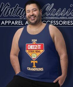 Tennessee Volunteers Cheez It Citrus Bowl Champions 2024 Logo Tank Top Racerback