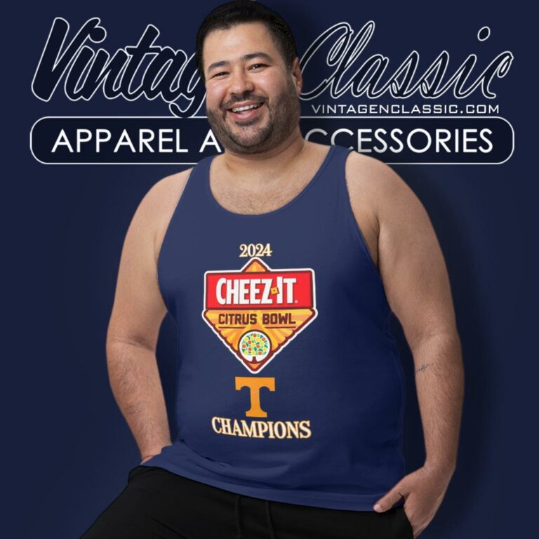 Tennessee Volunteers Cheez It Citrus Bowl Champions 2024 Logo Tank Top Racerback Tennessee Volunteers Cheez It Citrus Bowl Champions 2024 Logo Tank Top Racerback