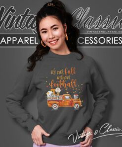 Snoopy Charlie Brown Tennessee Volunteers Its Not Fall Without Football Sweatshirt