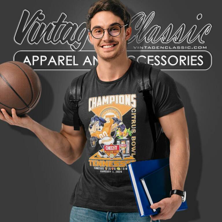 Tennessee Volunteers Mascot 2024 Cheez It Citrus Bowl Champions T Shirt Tennessee Volunteers Mascot 2024 Cheez It Citrus Bowl Champions T Shirt