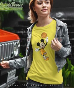 Tennessee Volunteers Mickey Basketball NCAA March Madness Tshirt Women