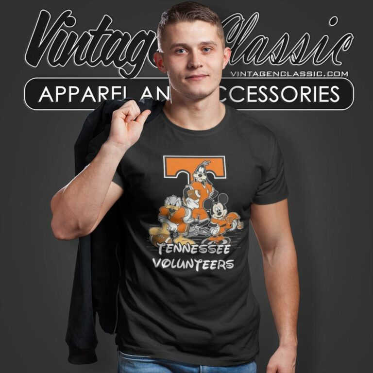 Tennessee Volunteers Mickey Mouse Donald Duck Goofy T Shirt Tennessee Volunteers Mickey Mouse Donald Duck Goofy T Shirt