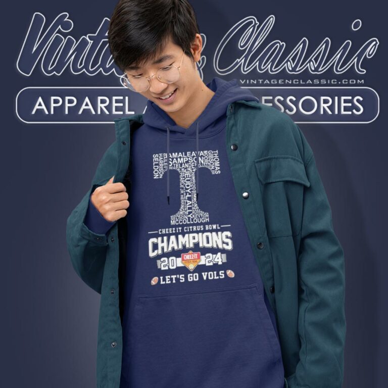 Tennessee Volunteers Players Names 2024 Cheez It Citrus Bowl Champions Lets Go Vols Hoodie Tennessee Volunteers Players Names 2024 Cheez It Citrus Bowl Champions Lets Go Vols Hoodie