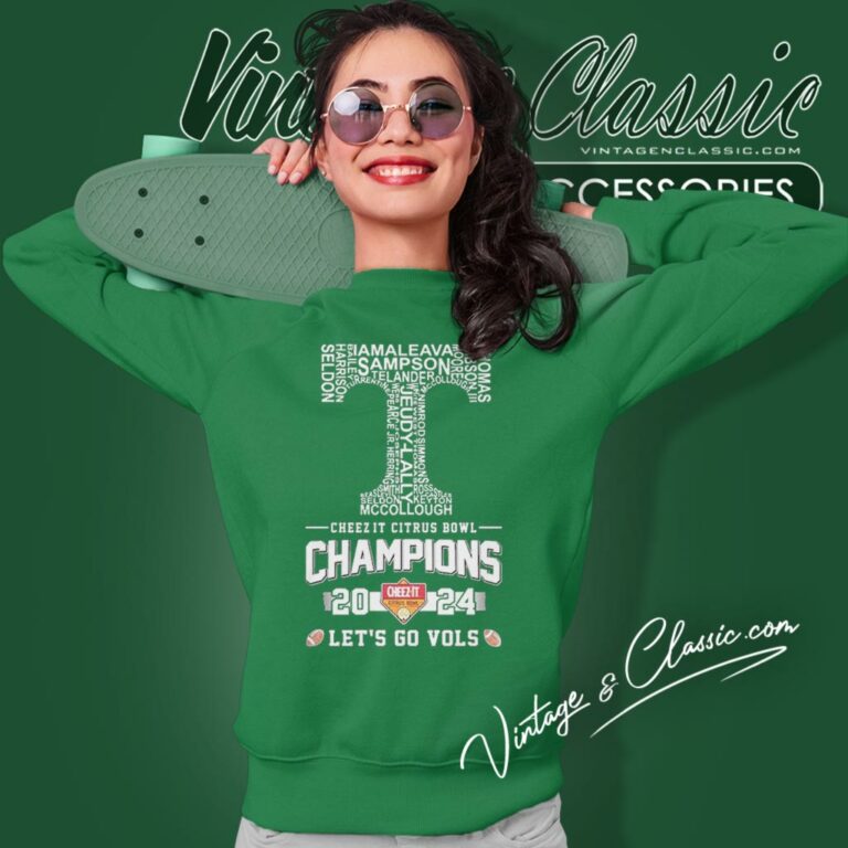 Tennessee Volunteers Players Names 2024 Cheez It Citrus Bowl Champions Lets Go Vols Sweatshirt Tennessee Volunteers Players Names 2024 Cheez It Citrus Bowl Champions Lets Go Vols Sweatshirt