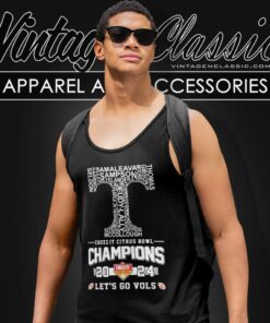 Tennessee Volunteers Players Names 2024 Cheez It Citrus Bowl Champions Lets Go Vols Tank Top Racerback