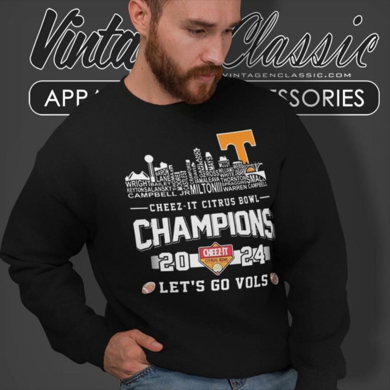 Tennessee Volunteers Skyline Players Name 2024 Cheez It Citrus Bowl Champions Sweatshirt Tennessee Volunteers Skyline Players Name 2024 Cheez It Citrus Bowl Champions Sweatshirt