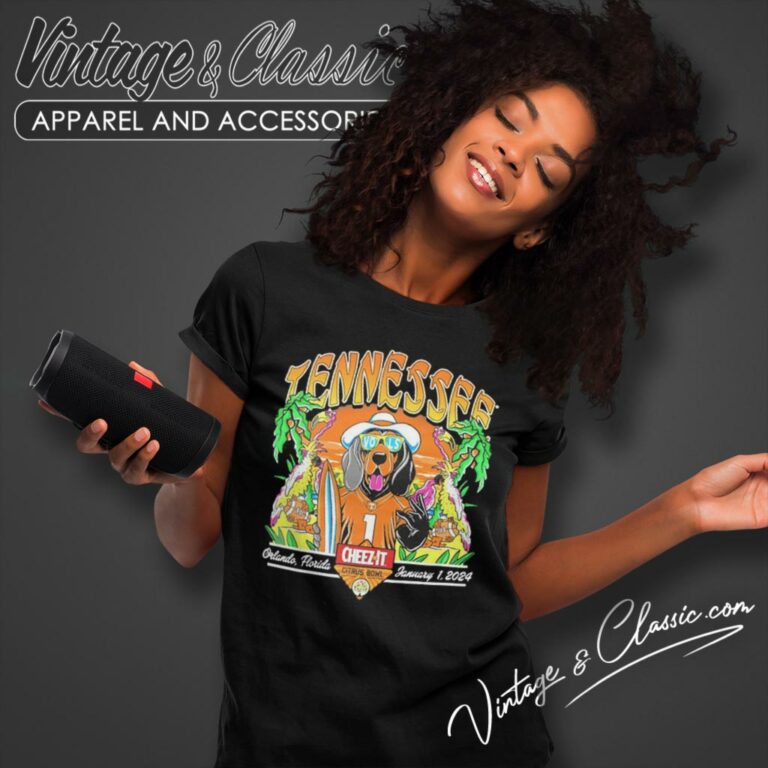 Tennessee Volunteers Smokey Mascot Citrus Bowl Champions 2024 Women T Shirt 1 Tennessee Volunteers Smokey Mascot Citrus Bowl Champions 2024 Women T Shirt 1