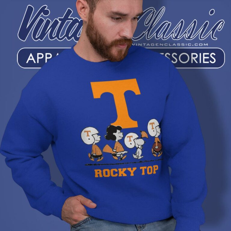 Tennessee Volunteers Snoopy The Peanuts Sweatshirt Tennessee Volunteers Snoopy The Peanuts Sweatshirt