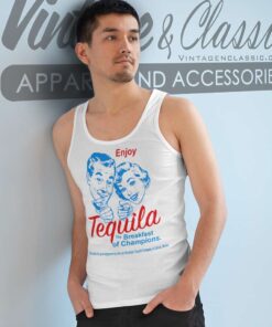 Tequila Breakfast Of Champions Tank Top Racerback