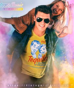 Tequila Breakfast Of Champions V Neck TShirt