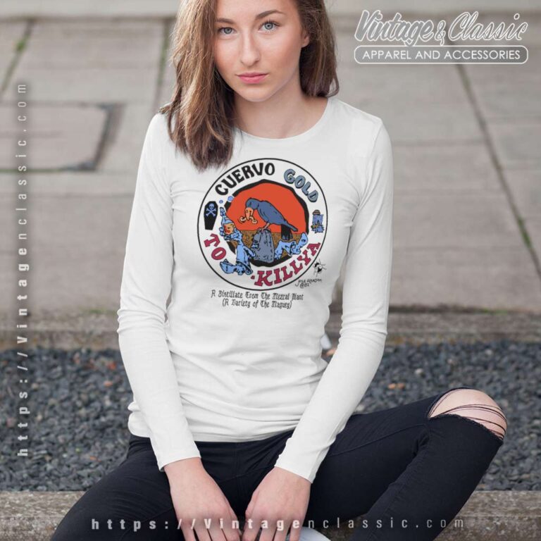 Tequila Drunk Cartoon Humor Long Sleeve Tee Tequila Drunk Cartoon Humor Long Sleeve Tee