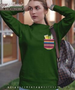 Tequila Lime Salt Shot Pocket Sweatshirt