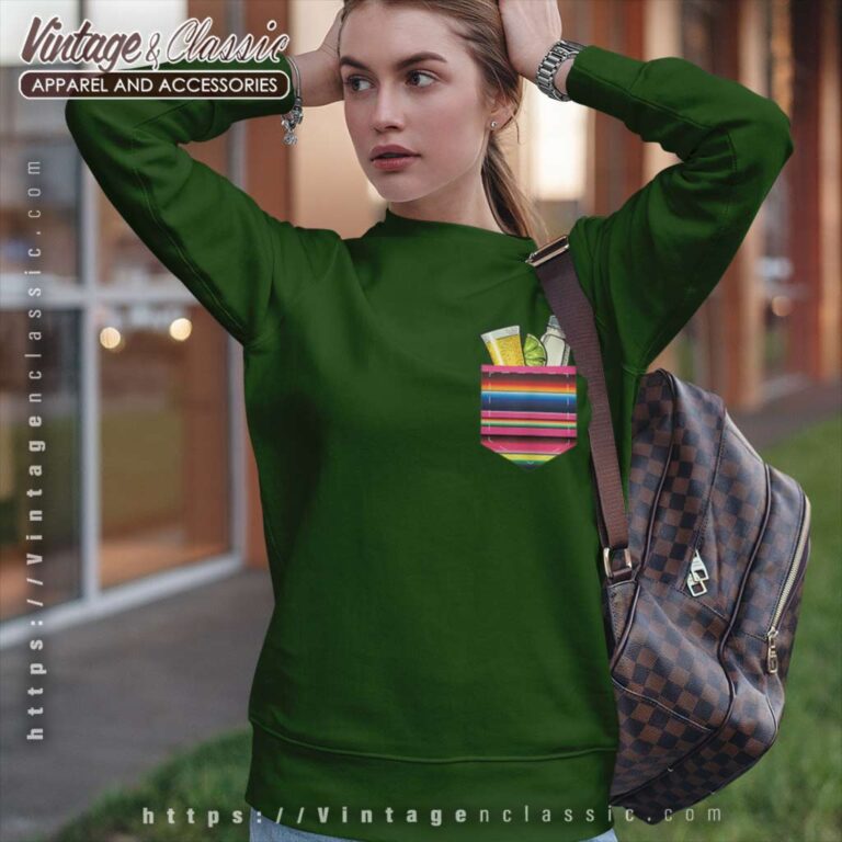 Tequila Lime Salt Shot Pocket Sweatshirt Tequila Lime Salt Shot Pocket Sweatshirt