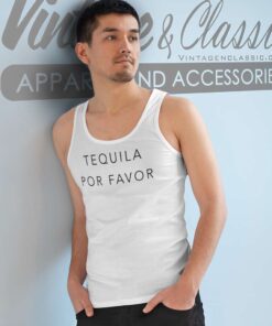 Tequila Por Favor Tank Top Racerback