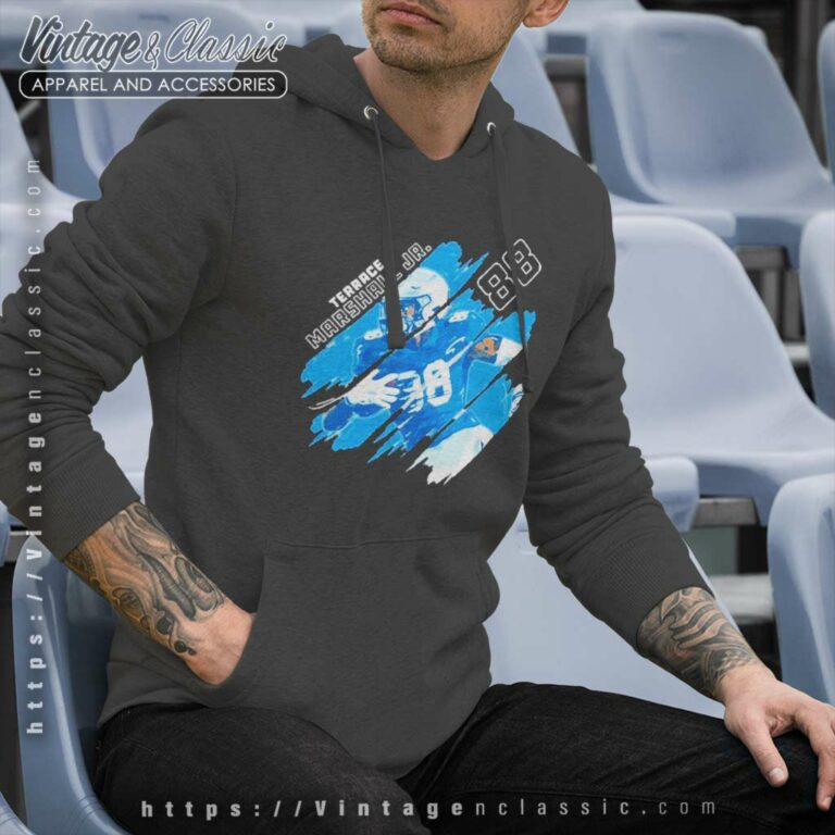 Terrace Marshall Jr 88 Carolina Panther Hoodie Terrace Marshall Jr 88 Carolina Panther Hoodie