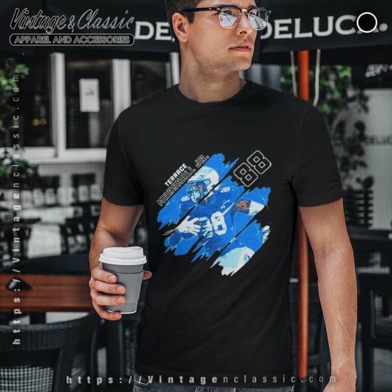 Terrace Marshall Jr 88 Carolina Panther T Shirt Terrace Marshall Jr 88 Carolina Panther T Shirt