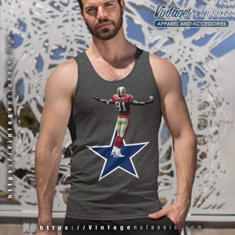 Terrell Owens San Francisco 49ers Dallas Cowboy Star Tank Top Racerback Terrell Owens San Francisco 49ers Dallas Cowboy Star Tank Top Racerback