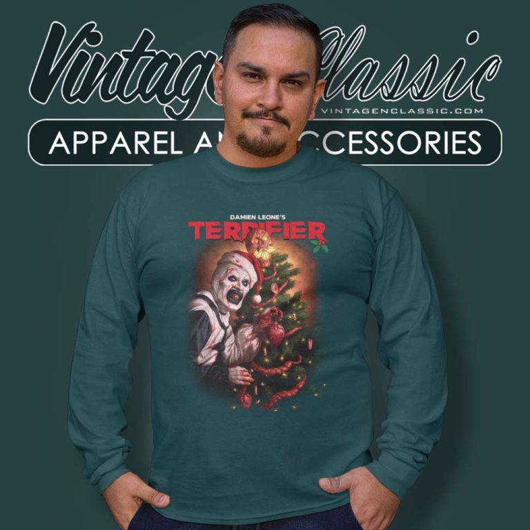 Terrifier Merry Artmas Long Sleeve Tee Terrifier Merry Artmas Long Sleeve Tee