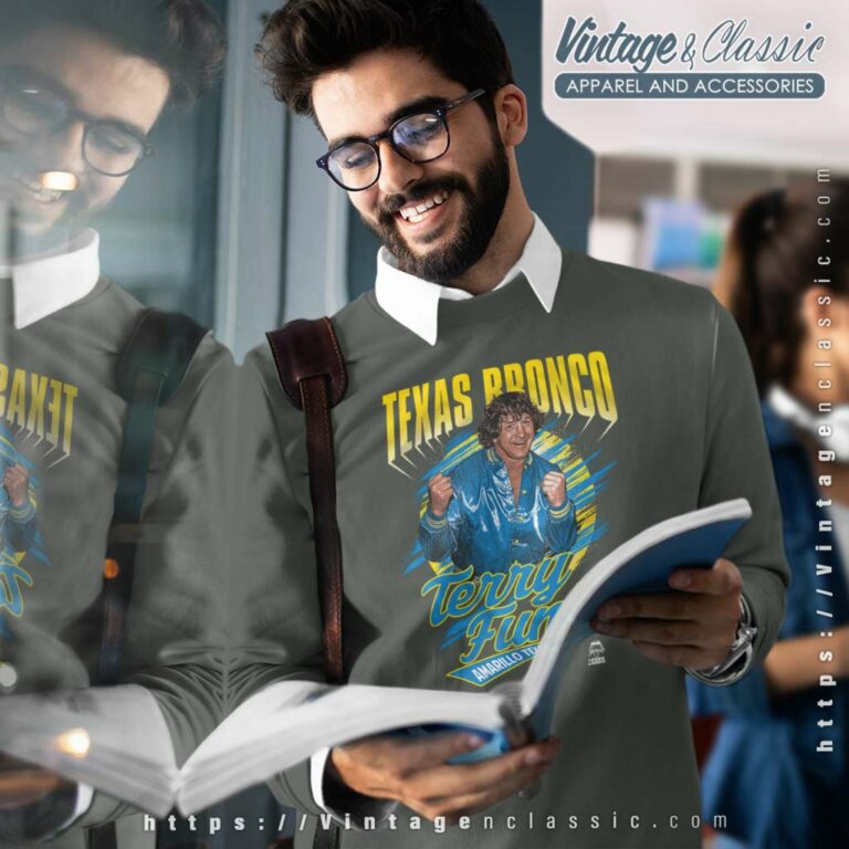 Terry Funk Shirt Texas Bronco 1981 Amarillo Texas Sweatshirt Terry Funk Shirt Texas Bronco 1981 Amarillo Texas Sweatshirt