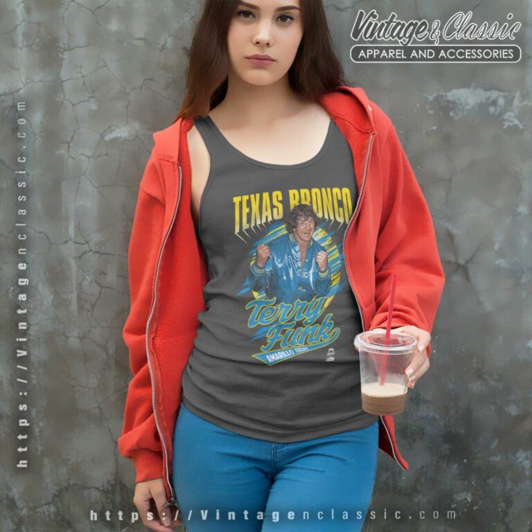 Terry Funk Shirt Texas Bronco 1981 Amarillo Texas Tank Top Racerback Terry Funk Shirt Texas Bronco 1981 Amarillo Texas Tank Top Racerback