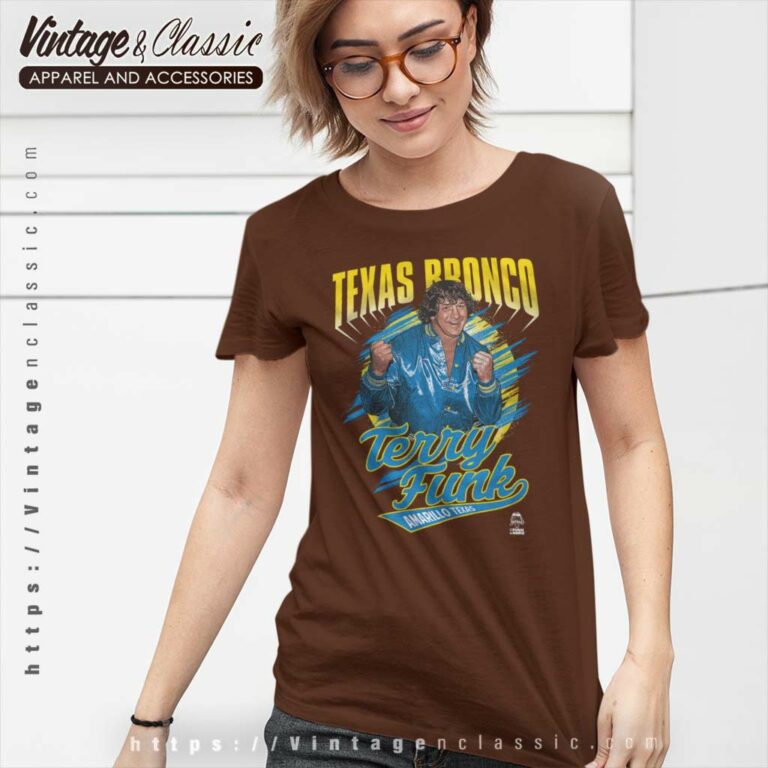 Terry Funk Shirt Texas Bronco 1981 Amarillo Texas Women TShirt Terry Funk Shirt Texas Bronco 1981 Amarillo Texas Women TShirt