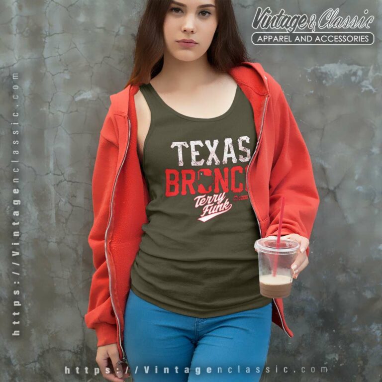 Terry Funk Shirt Texas Bronco Funk And Haru Tank Top Racerback Terry Funk Shirt Texas Bronco Funk And Haru Tank Top Racerback
