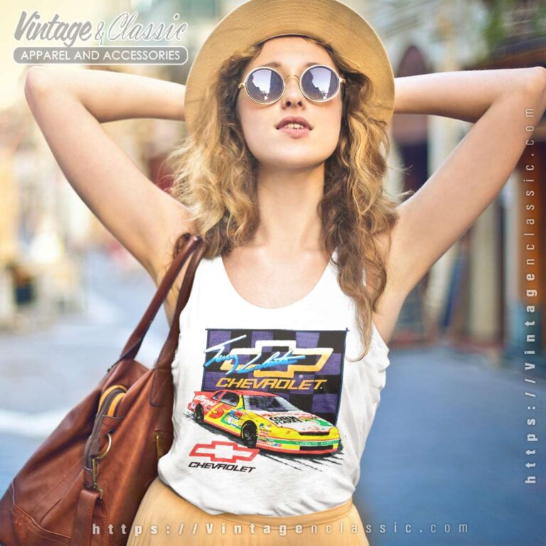 Terry Labonte Chevrolet Nascar Vintage Tank Top Racerback Terry Labonte Chevrolet Nascar Vintage Tank Top Racerback