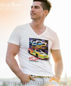 Terry Labonte Chevrolet Nascar Vintage V Neck TShirt