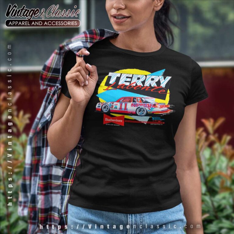 Terry Labonte Johnson Budweiser Nascar Women TShirt Terry Labonte Johnson Budweiser Nascar Women TShirt