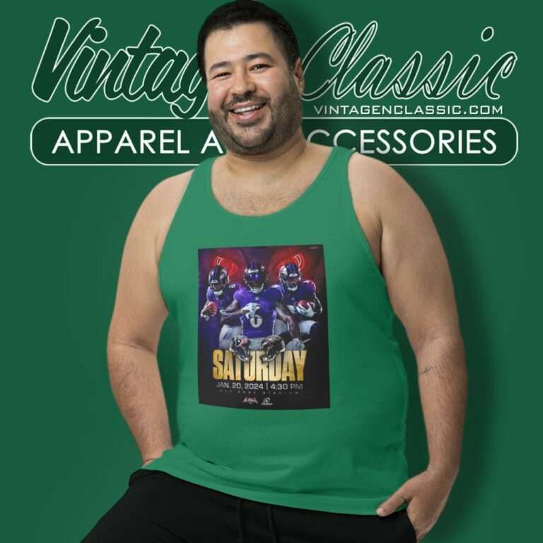 Texans Vs Ravens 2023 2024 Nfl Divisional Game Tank Top Racerback Texans Vs Ravens 2023 2024 Nfl Divisional Game Tank Top Racerback