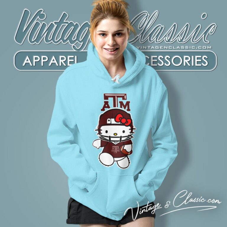 Texas A And M Aggies Hello Kitty Hoodie Texas A And M Aggies Hello Kitty Hoodie