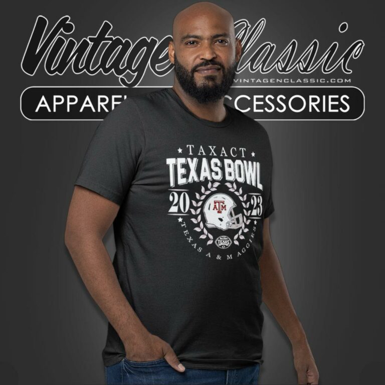 Texas Am Aggies 2023 Taxact Texas Bowl Game T Shirt Texas Am Aggies 2023 Taxact Texas Bowl Game T Shirt