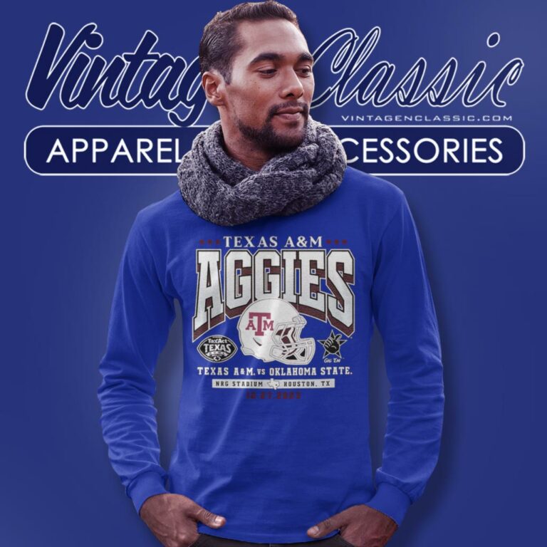 Texas Am Aggies Bowl Game 2023 Texas Am Vs Oklahoma State Long Sleeve Tee Texas Am Aggies Bowl Game 2023 Texas Am Vs Oklahoma State Long Sleeve Tee