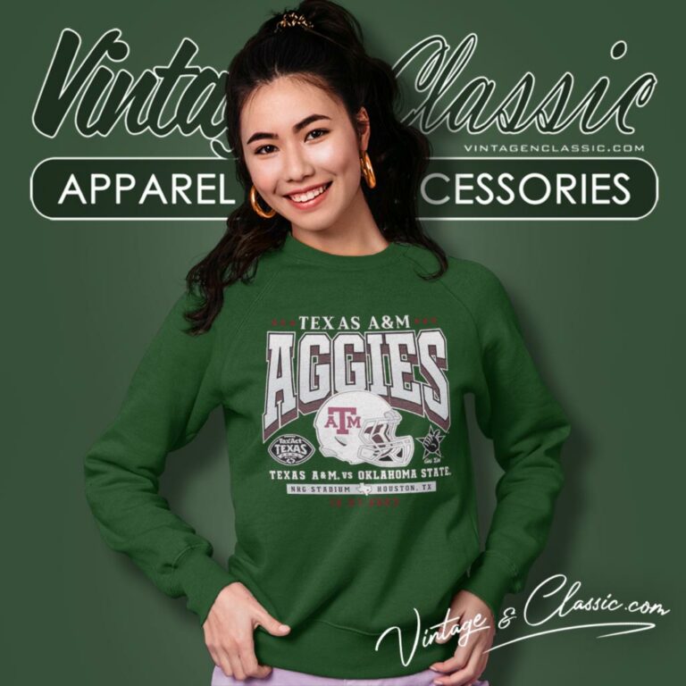 Texas Am Aggies Bowl Game 2023 Texas Am Vs Oklahoma State Sweatshirt Texas Am Aggies Bowl Game 2023 Texas Am Vs Oklahoma State Sweatshirt
