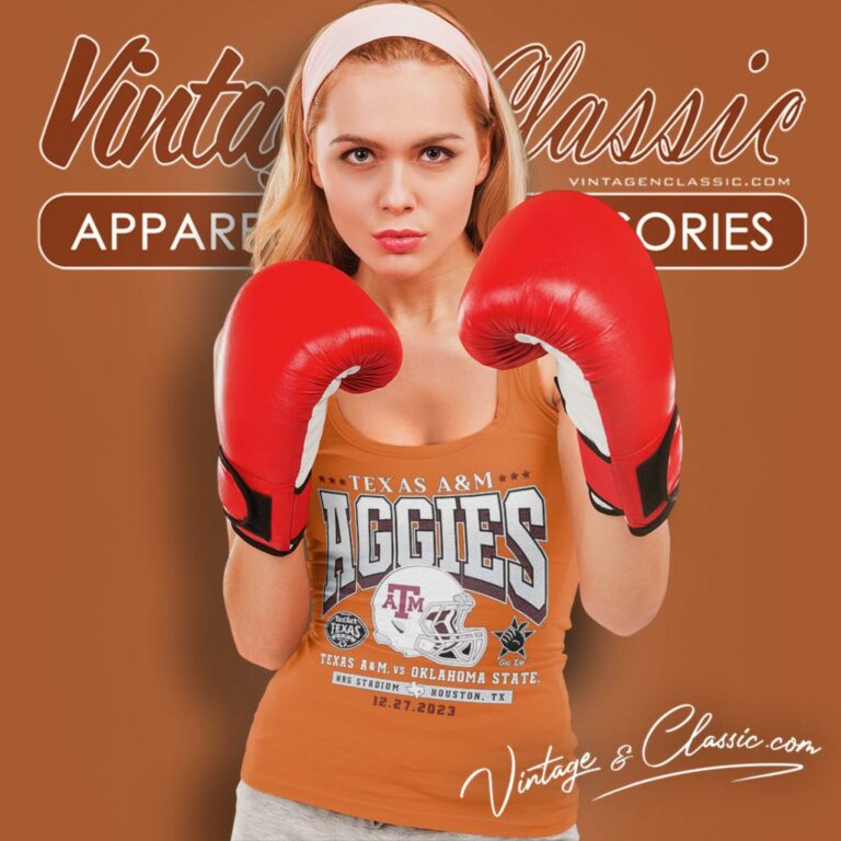 Texas Am Aggies Bowl Game 2023 Texas Am Vs Oklahoma State Tank Top Racerback Texas Am Aggies Bowl Game 2023 Texas Am Vs Oklahoma State Tank Top Racerback