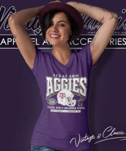 Texas Am Aggies Bowl Game 2023 Texas Am Vs Oklahoma State V Neck TShirt