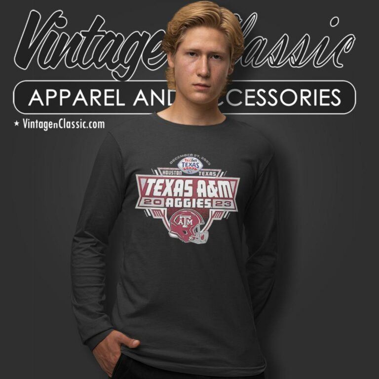 Texas Am Aggies December 27 2023 Taxact Texas Bowl Long Sleeve Tee Texas Am Aggies December 27 2023 Taxact Texas Bowl Long Sleeve Tee