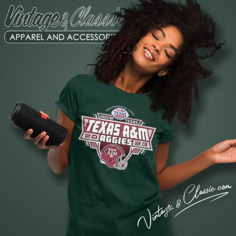 Texas Am Aggies December 27 2023 Taxact Texas Bowl Women T Shirt Texas Am Aggies December 27 2023 Taxact Texas Bowl Women T Shirt
