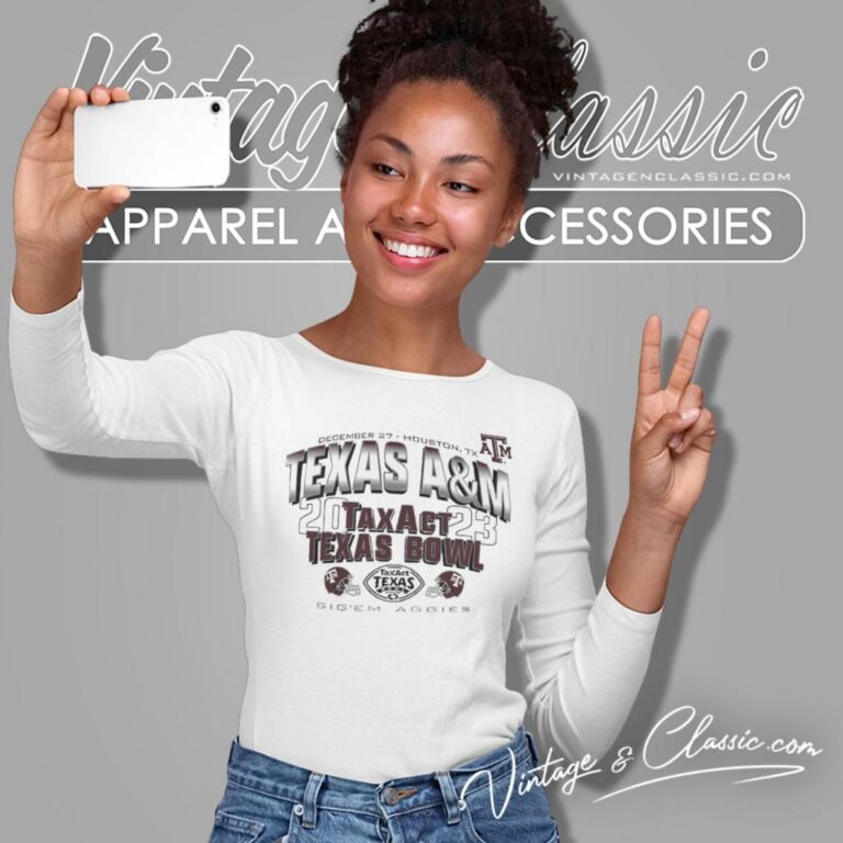 Texas Am Aggies Taxact Texas Bowl 2023 Long Sleeve Tee Texas Am Aggies Taxact Texas Bowl 2023 Long Sleeve Tee