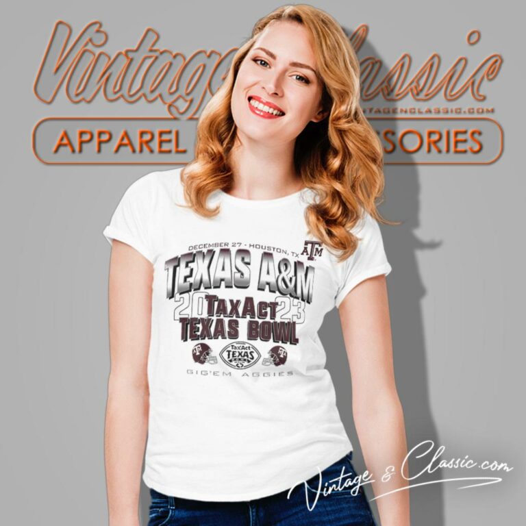Texas Am Aggies Taxact Texas Bowl 2023 Women T Shirt Texas Am Aggies Taxact Texas Bowl 2023 Women T Shirt