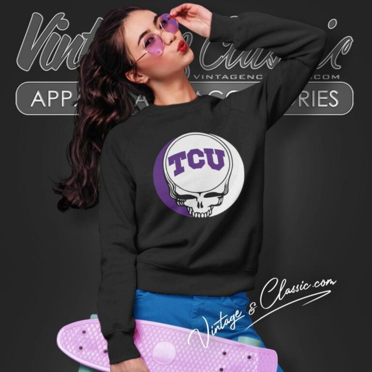 Texas Christian University Grateful Dead Steal Your Face Sweatshirt Texas Christian University Grateful Dead Steal Your Face Sweatshirt