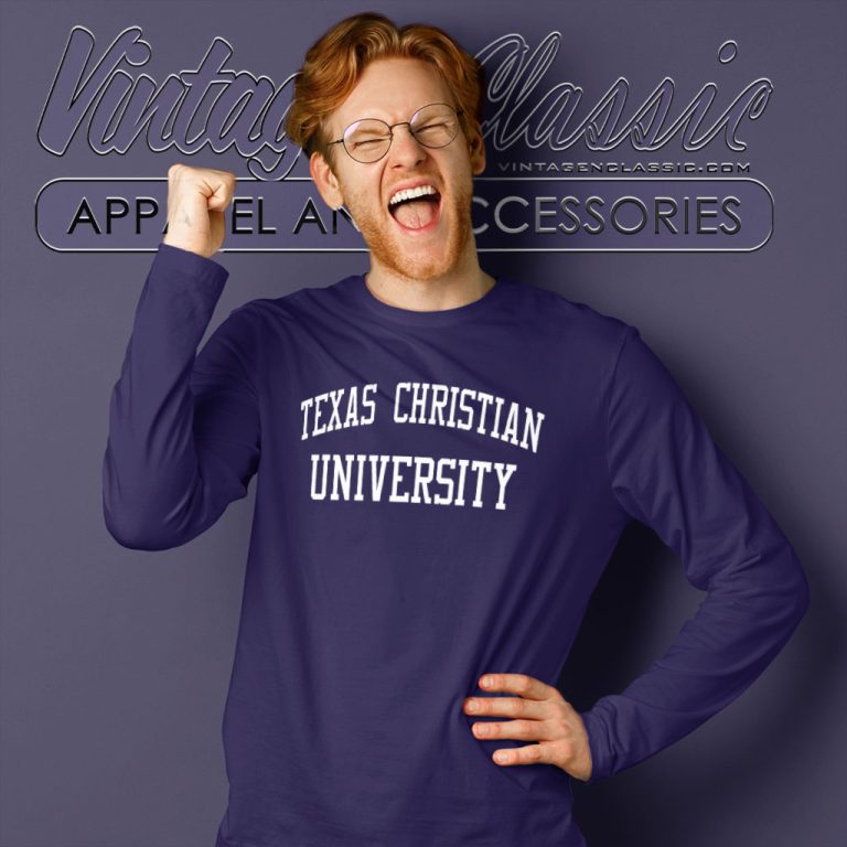 Texas Christian University Tcu Long Sleeve Tee Texas Christian University Tcu Long Sleeve Tee
