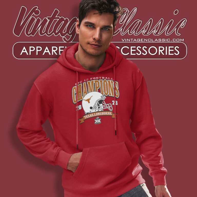 2023 Big 12 Football Champions Texas Longhorns Hoodie 2023 Big 12 Football Champions Texas Longhorns Hoodie