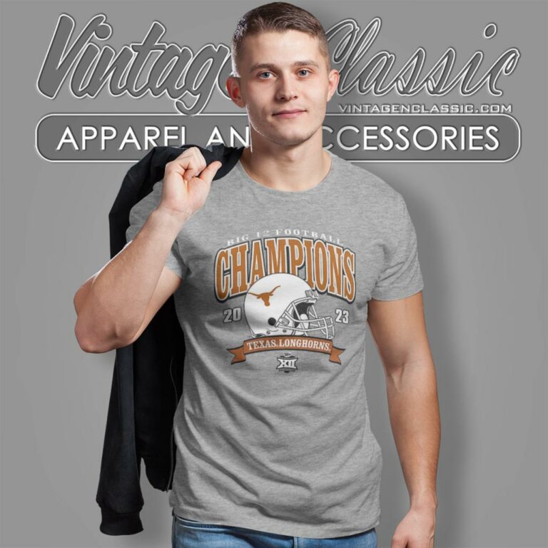 2023 Big 12 Football Champions Texas Longhorns T Shirt 2023 Big 12 Football Champions Texas Longhorns T Shirt