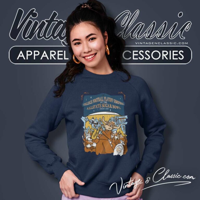 Texas Longhorns College Football Playoff 2024 Sugar Bowl Sweatshirt Texas Longhorns College Football Playoff 2024 Sugar Bowl Sweatshirt