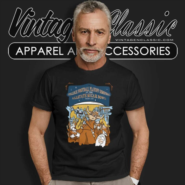 Texas Longhorns College Football Playoff 2024 Sugar Bowl T Shirt Texas Longhorns College Football Playoff 2024 Sugar Bowl T Shirt