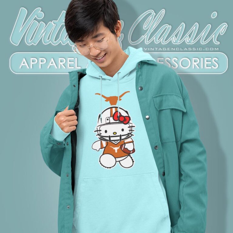 Texas Longhorns Hello Kitty Hoodie Texas Longhorns Hello Kitty Hoodie