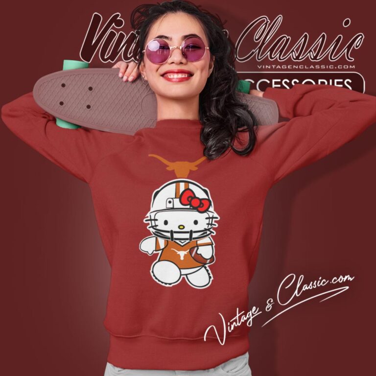 Texas Longhorns Hello Kitty Sweatshirt Texas Longhorns Hello Kitty Sweatshirt
